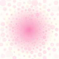 love pink background from small circles
