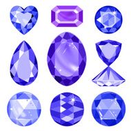 Set of colored gems N2