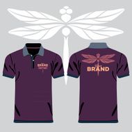 Color men polo shirts Design template Vector illustration N2