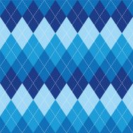 Argyle pattern blue rhombus seamless texture
