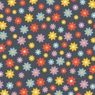 Retro flowers background