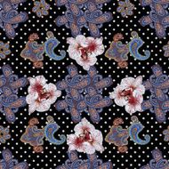 Traditional ornamental seamless background Paisley design N2