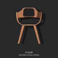 Wooden Upholstered Chair