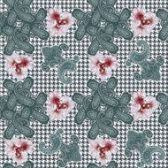 Traditional ornamental seamless background Paisley design N6