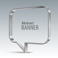 Shiny metal vector banner eps 10 N4