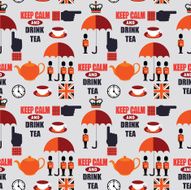 keep calm vector seamless pattern