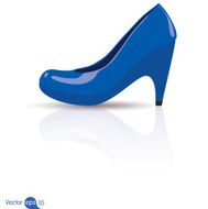 Basic RGBBlue high heels shoes