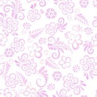 hand drawn watercolor floral seamless pattern vector illustration N4