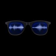 Sunglasses with Sound Wave Reflection