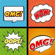 Pop art and comic design N17