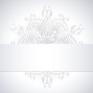 white frame