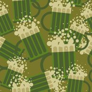 Beer military pattern Mug alcohol army texture Seamless protec