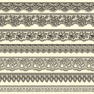 Lace borders