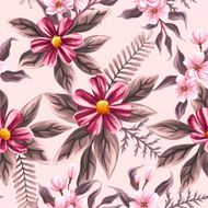 floral seamless pattern N196