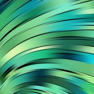 Colorful smooth light green lines background