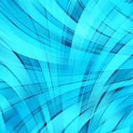 Colorful smooth light lines background Blue color