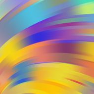 Colorful smooth light lines background Yellow blue purple