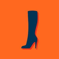Woman boot icon N7