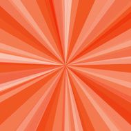 Orange rays background illustration for your bright beams design