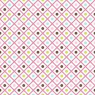 Funny abstract geometric bright seamless pattern