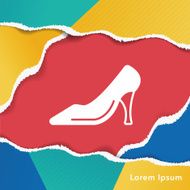 High-heeled shoes icon