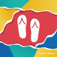 Flip-flops icon
