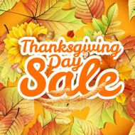 Thanksgiving Day sale EPS 10 N47