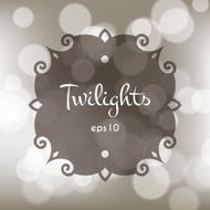 Stock fuzzy texture with bokeh effect and frame for text N7