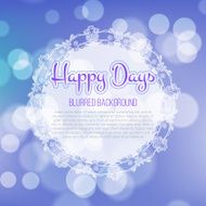 Stock fuzzy texture with bokeh effect and frame for text N13