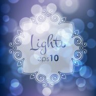 Stock fuzzy texture with bokeh effect and frame for text N16