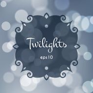 Stock fuzzy texture with bokeh effect and frame for text N17