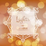 Stock fuzzy texture with bokeh effect and frame for text N19