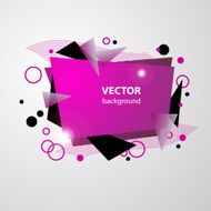 Abstract geometric disco banner N5