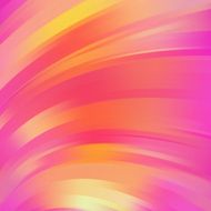 Colorful smooth light lines background Pink yellow colors