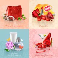 Beauty and cosmetics set