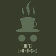 cylinder in the form of a cup coffee N2