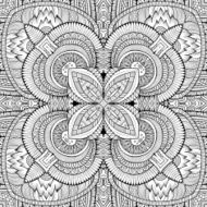 Abstract vector tribal ethnic background N35