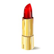 Lipstick isolated on white background Vector illustration Pomade icon