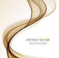 Abstract colored wave on white N19