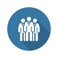 Team Icon Business Concept Flat Design