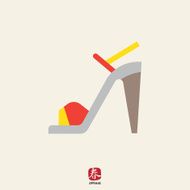 High-heel shoe icon