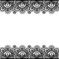 Old lace vintage background vector illustration