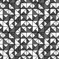 abstract black and white geometric pattern in style of the N2