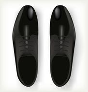 Pair of men&#039;s shoes in classic style