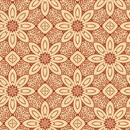 Henna floral pattern swatches vector illustration