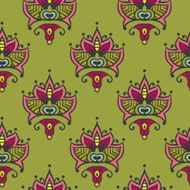 Seamless vector asian patterns Illustration