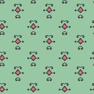 Seamless vector asian patterns Illustration N2