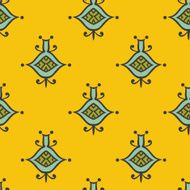 Seamless vector asian patterns Illustration N3