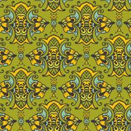 Seamless vector asian patterns Illustration N4