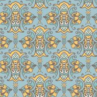 Seamless vector asian patterns Illustration N5